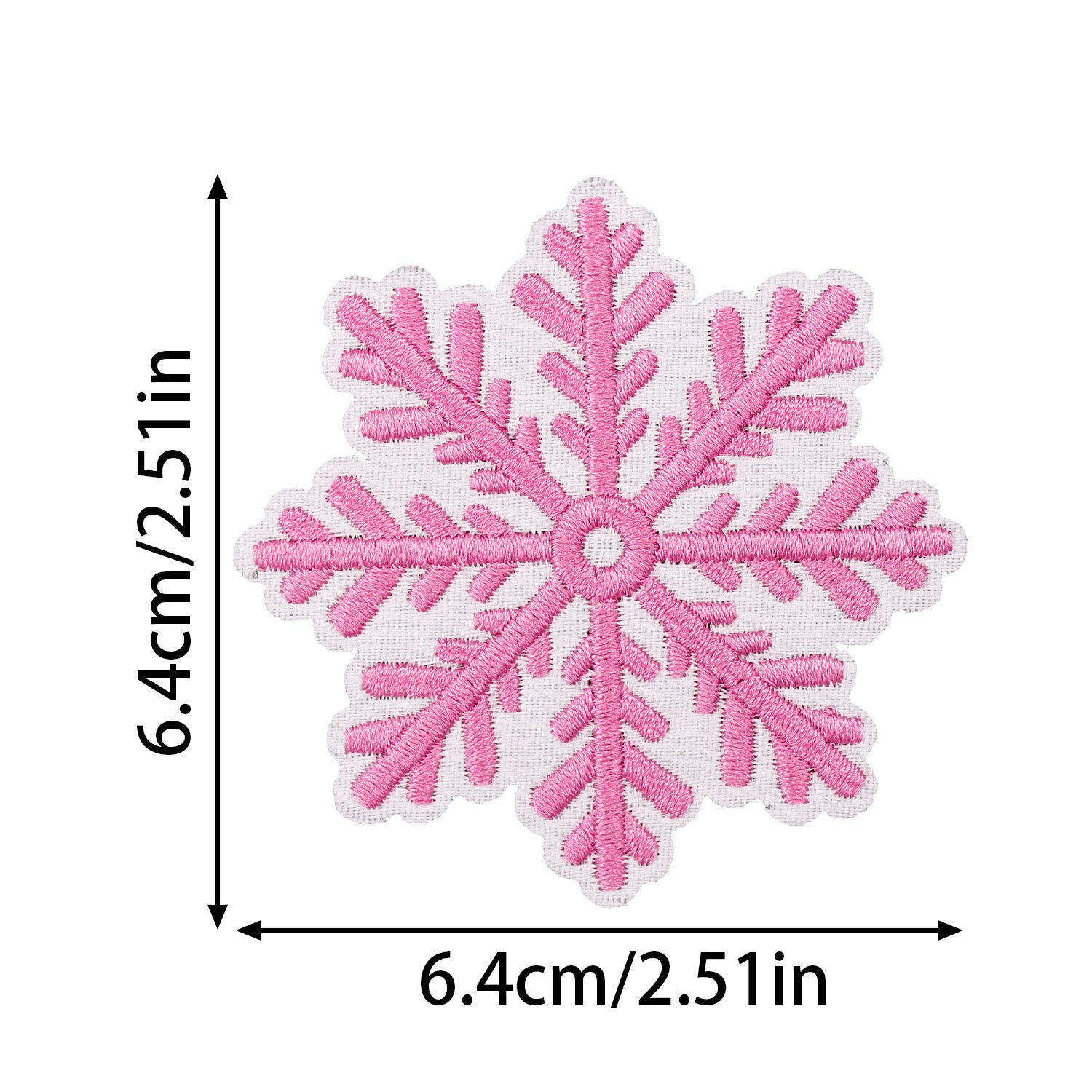 Wholesale Pink Christmas Series Embroidered Patch